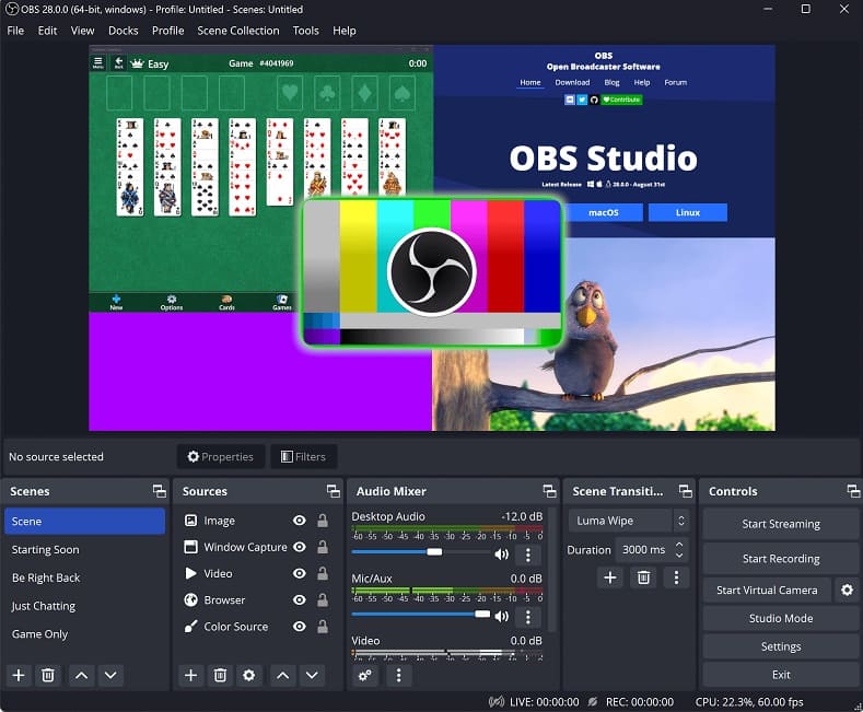 Open Broadcasting Software (OBS)