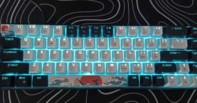 Switch azul de teclado mecánico