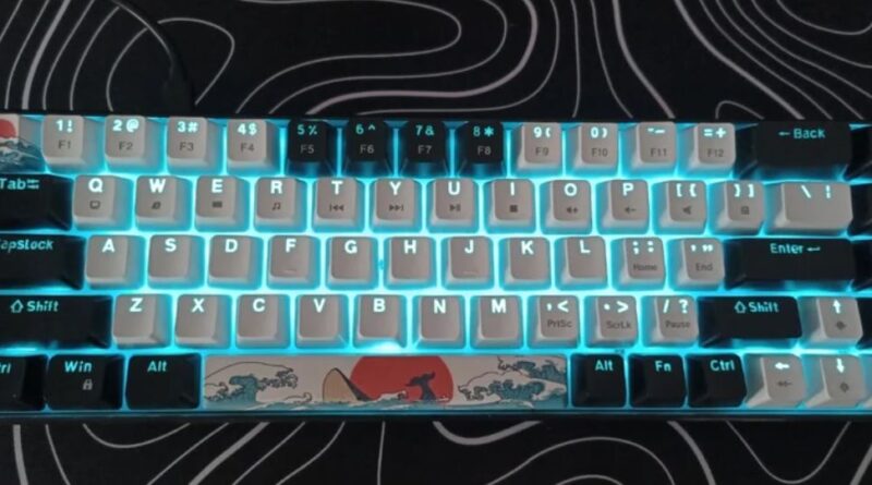 Switch azul de teclado mecánico